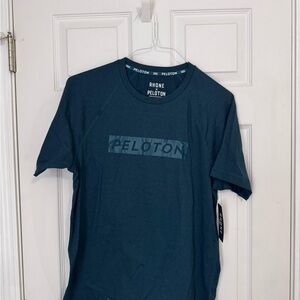 Peloton Men's Teal Short Sleeve Tee